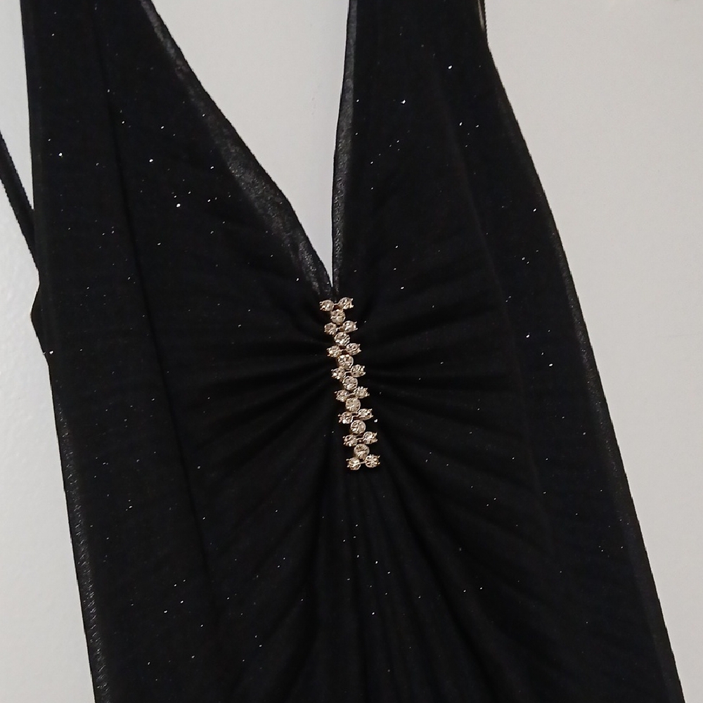 Jump Black Apparel Floor Length Dress